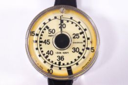 A vintage diver's wrist depth gauge