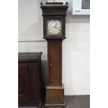 An 18th century oak eight day longcase clock by Richard Banister,