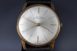 A Gentleman's wristwatch by Favre-Leuba. Champagne baton dial. Manual wind movement.