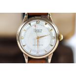 A Helvetia 9ct automatic Gentleman's wristwatch,