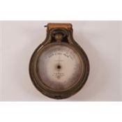 A late 19th/early 20th century pocket barometer by Hill & Son, London,