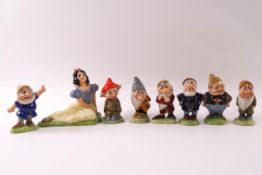 A Wade Walt Disney set of Snow White and the Seven Dwarves,