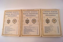 A large quantity of USA Naval Institute Proceedings Journals,