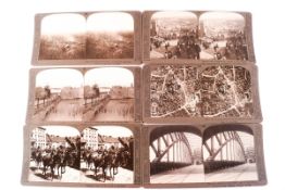 A quantity of First World War stereoscopic cards
