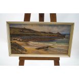 English School, circa 1930, Cornish coastal scene, oil on canvas,