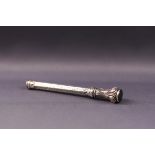 A George IV silver propelling pencil by Sampson and Mordon, circa 1823, stamped S.