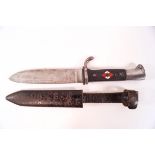 A WWII German Hitler Youth knife and sheath by C. D.