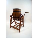 A Lister twelve gallon milk churn, by R A Lister and Co,
