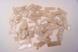 A large quantity of Chinese ivory gaming counters,