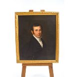 J Volpeliere (1790-1842), portrait of George Barkworth, oil on canvas, signed lower right,