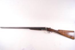 A 12 gauge AYA Yeoman side by side shotgun Serial No 397609 NB Purchaser requires a Section 2