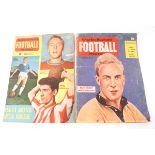 A box of 'Goal' 1960's football magazines