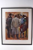 A limited edition print of Tony McCoy and Martin Pipe,