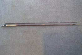 A 9'6" two piece 'East Anglia' Rod Co No 7-8 fly rod