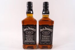 Two bottles of Jack Daniels whiskey