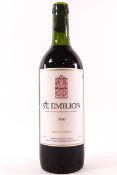 A 1990 bottle of St Emilion red wine