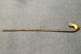 A country walking stick,
