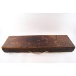 A Westley and Richards & Co oak gun case;