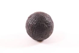 A 19th century Gutta-Percha golf ball