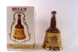 A vintage Bell's whisky bell,