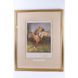 Lionel Edwards, 'Point-to-Point', coloured print, signed in pencil to the margin, 31cm x 22.