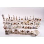 A quantity of Goss and other crested china including lighthouses and fish