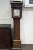 An 18th century oak eight day longcase clock by Richard Banister,