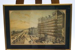 19th century, The Grand Hotel, Brighton, lithograph,