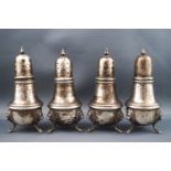 A set of four American "Sterling" casters,