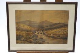 Whatley Eliot, Highland landscape, watercolour, signed lower right,
