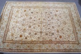 A 20th century Tabriz carpet,