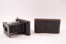 An early 20th century Kodak Vest pocket camera and case