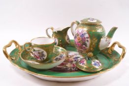 A Sevres early 19th century cabaret set,