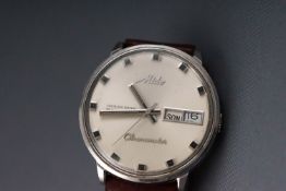 A 1960's Mido Ocean Star chronometer wristwatch with later leather strap.