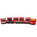 Eleven various Hornby-Dublo wagons and vans,