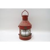A Meteorite lantern, painted red,