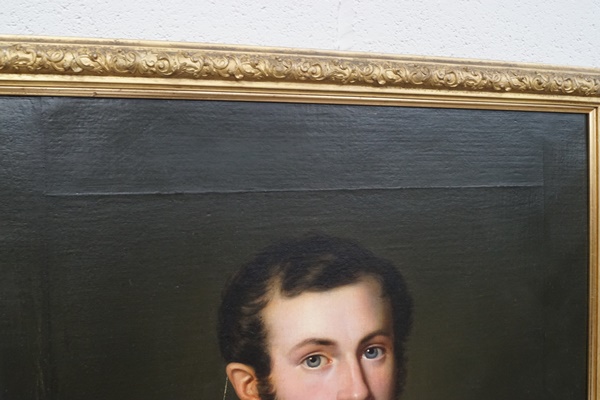 J Volpeliere (1790-1842), portrait of George Barkworth, oil on canvas, signed lower right, - Image 7 of 7