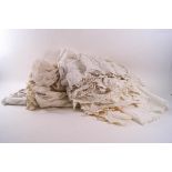 A quantity of Victorian Christening gowns,