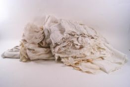 A quantity of Victorian Christening gowns,