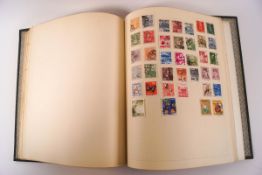 A collection of Foreign stamps in five albums