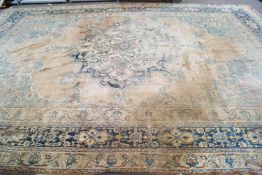 An early 20th century Tabriz carpet,