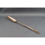 A George III silver marrow scoop, London 1791 by William Sumner I, 23cm long,