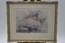 Gordon King, 'Champagne and Silk', limited edition print, signed in pencil and numbered 206/600,