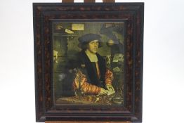 Georg Gisse, after the painting by Hans Holbein the Younger, Medici print,