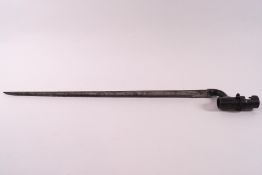 A 1853 British socket bayonet