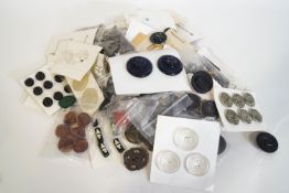 A collection of 1930s, 40s and 50s button,