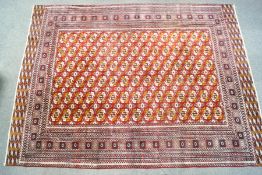 A mid-20th century Bokhara rug,