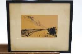 Attributed to Hendrik Chabot (Dutch), 1894-1949, 'Abstract sketch', Ink, unsigned,