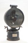 A Tilley floodlight projector, with plaque 'made at Hendon',