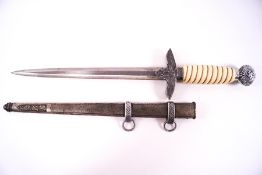 A Third Reich Lufftwaffe dress dagger, the blade stamped Paul Weyersberg & Co, Solingen,